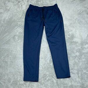 Spyder Active Navy Blue Jogger Track Pants Men’s L Elastic Waistband a1094